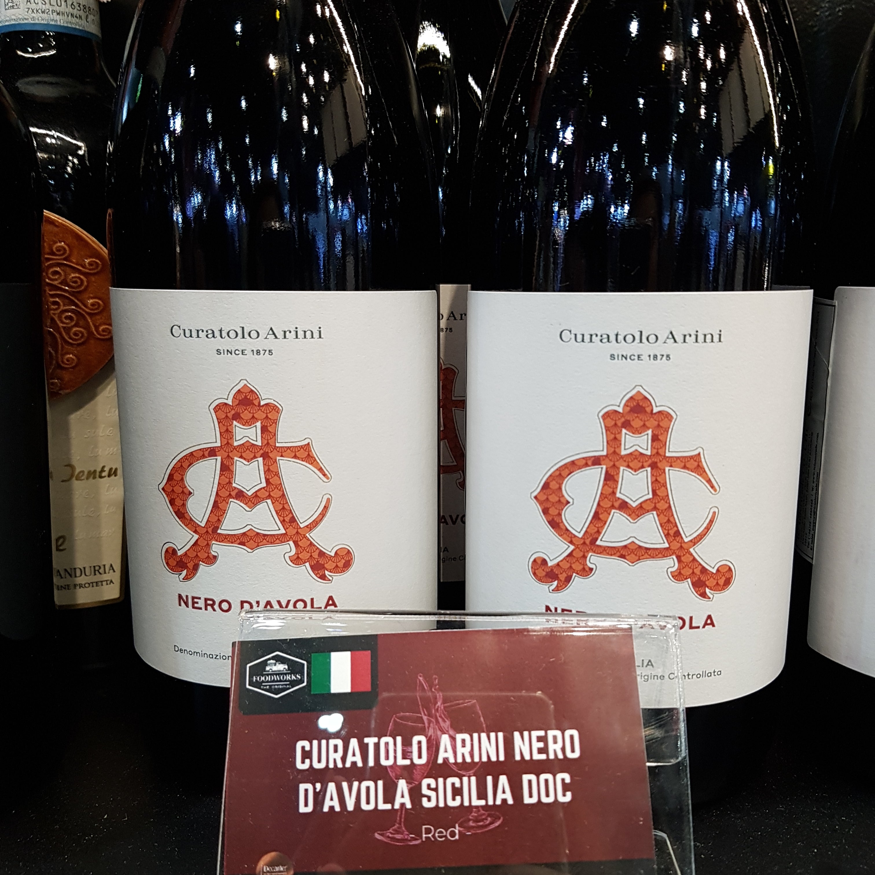 Curatono Arini Nero D'Avola Sicilia DOC - The Foodworks 