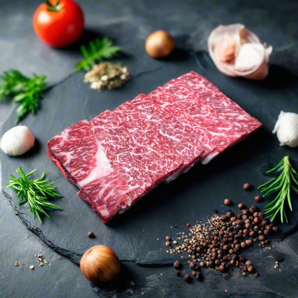 Kagoshima Wagyu A4 Kainomi Yakiniku เนื้อคาโกชิม่าวากิว ไคโนมิ A4 ตัดยากินิคุ 250g/pack