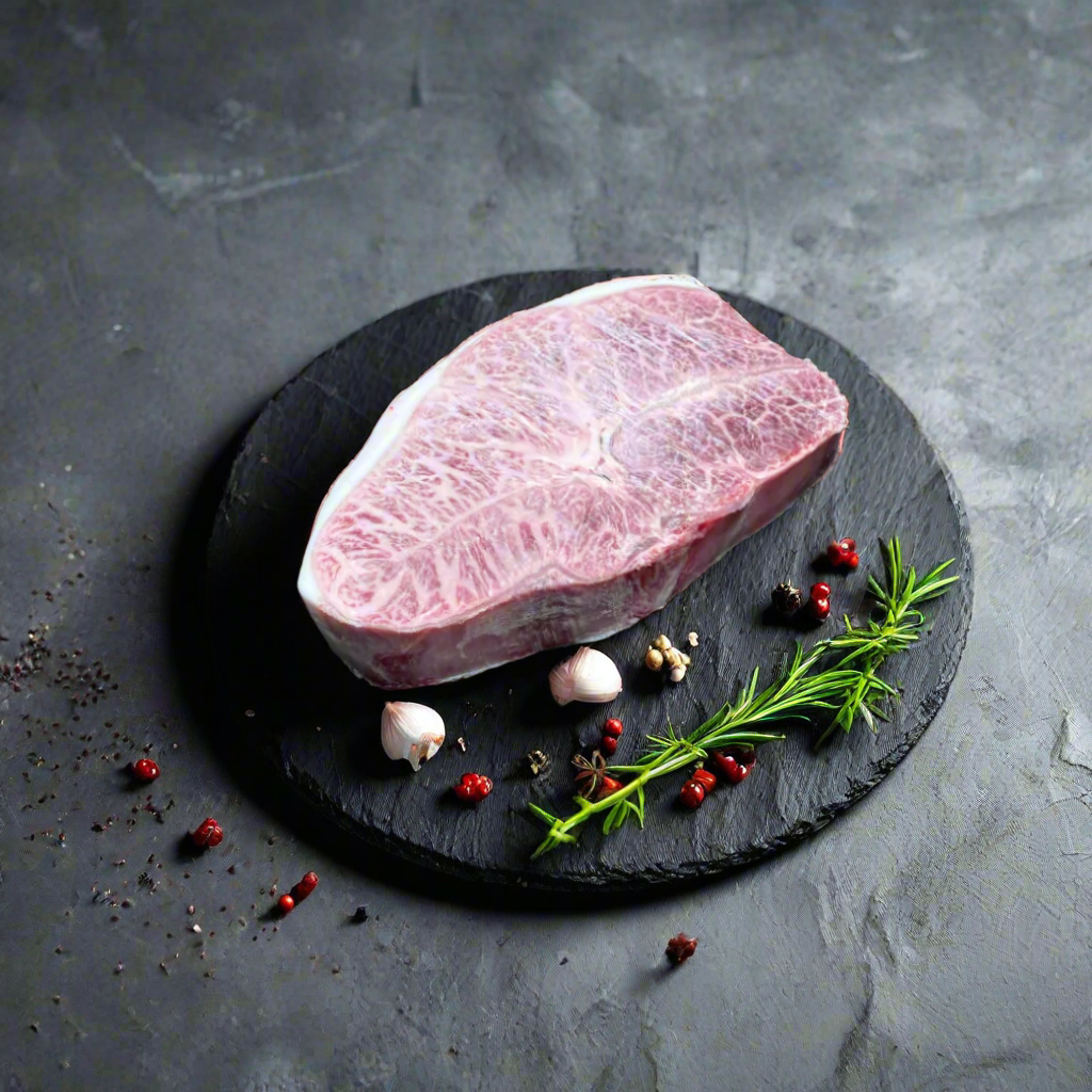 Kagoshima Wagyu Misuji A4 Steak (Portion Cut)  เนื้อคาโกชิม่าวากิว มิซูจิ A4 ตัดสเต็ค