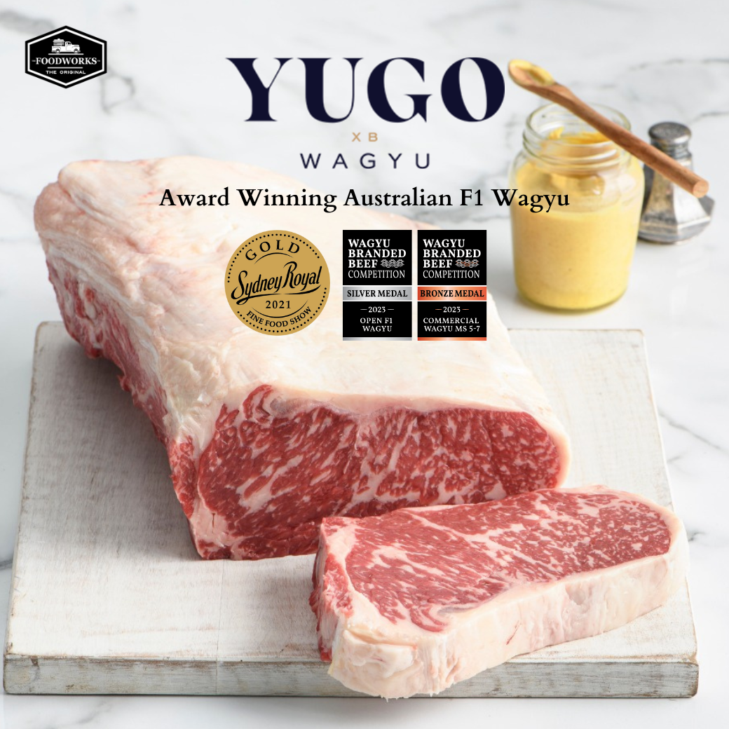 Yugo Wagyu Beef Striploin MB 6/7 Full Block เนื้อวากิวออสเตรเลีย สตริปลอยน์ MB6/7 ยกก้อน - 0