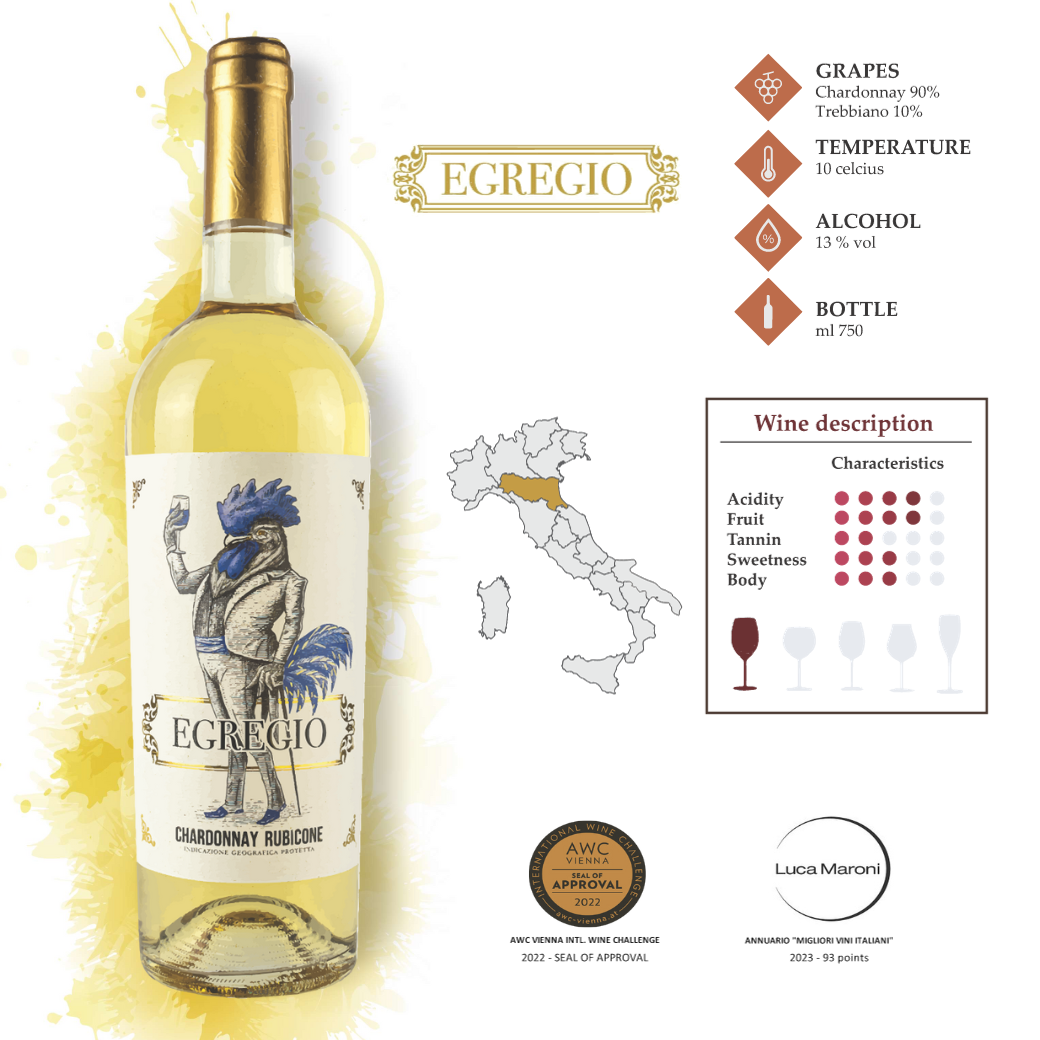 EGREGIO -Chardonnay Rubicon - The Foodworks 