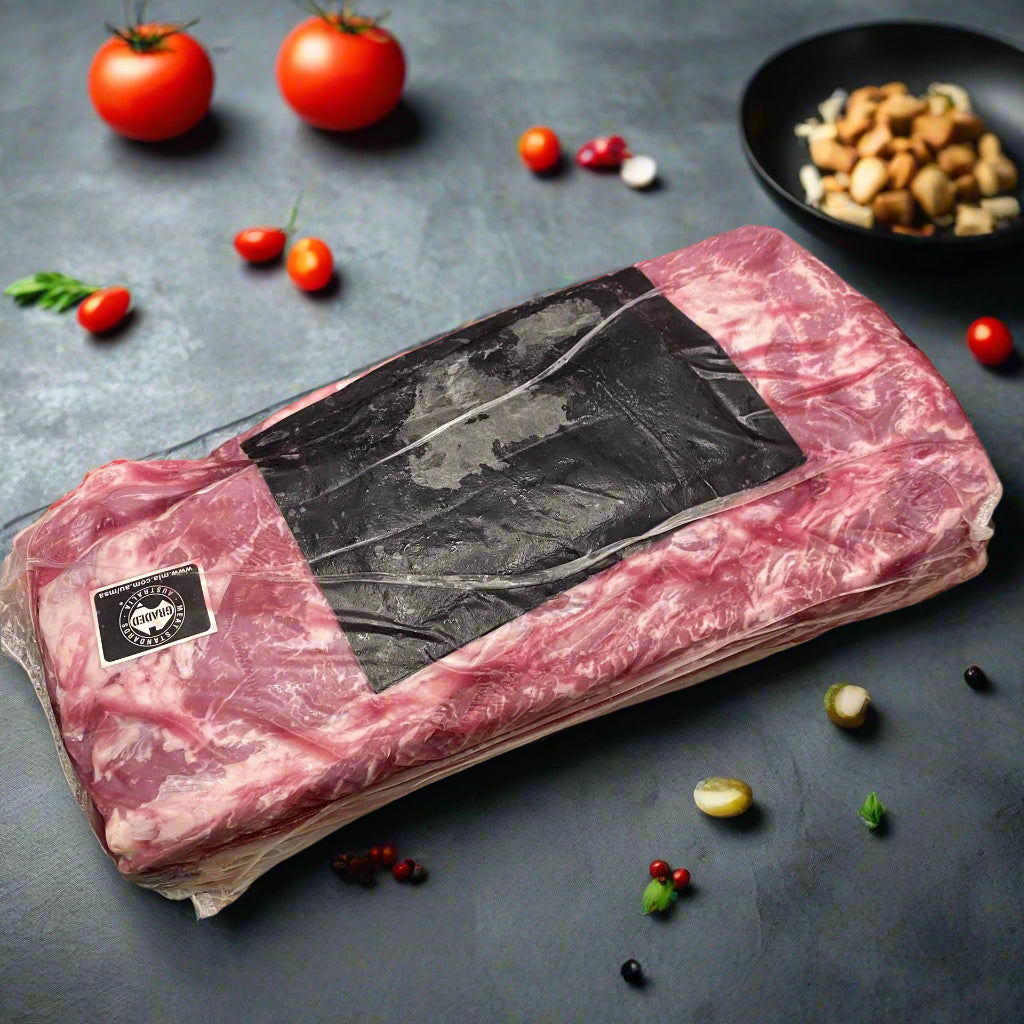 Kimberly Red 150 Days Grain Fed Beef Striploin Full Block คิมเบอร์รี่ เรดด์ ออสเตรเลียน เกรนเฟด 150 วัน สตริปลอยน์ ยกก้อน - 0