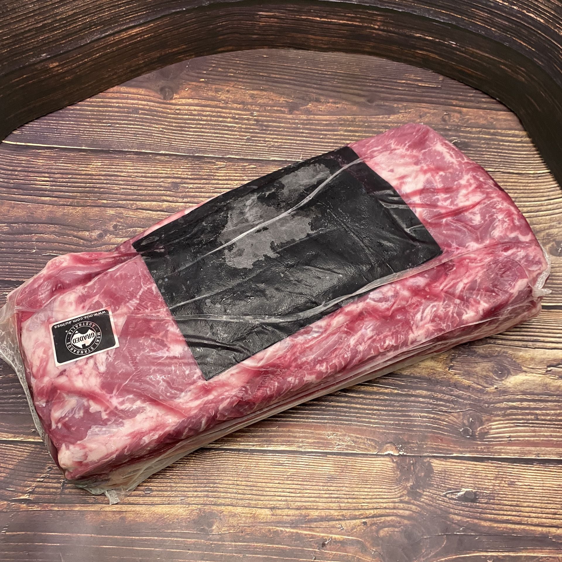 Kimberly Red 150 Days Grain Fed Beef Striploin Full Block คิมเบอร์รี่ เรดด์ ออสเตรเลียน เกรนเฟด 150 วัน สตริปลอยน์ ยกก้อน - 0