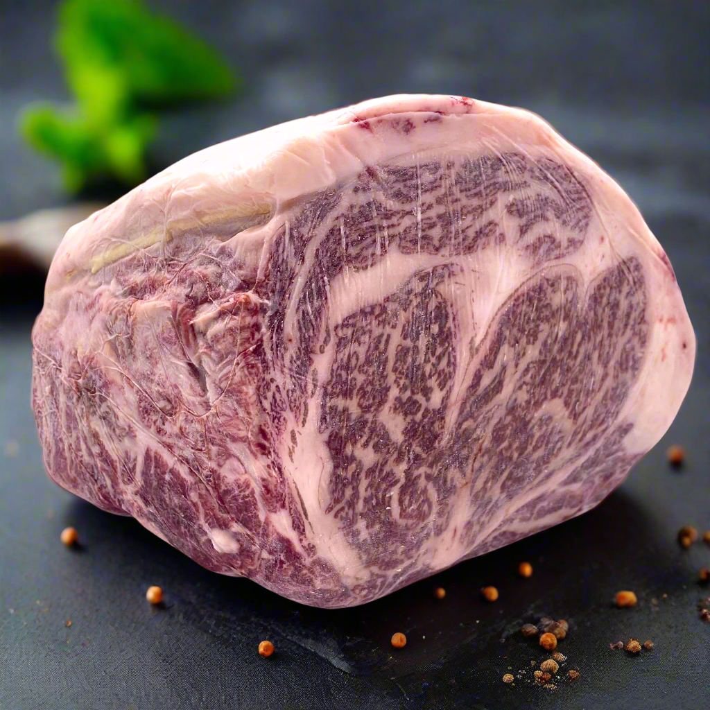 Omi Wagyu A5 Striploin Full Block เนื้อโอมิ วากิว สตริปลอยน์ A5 ยกก้อน