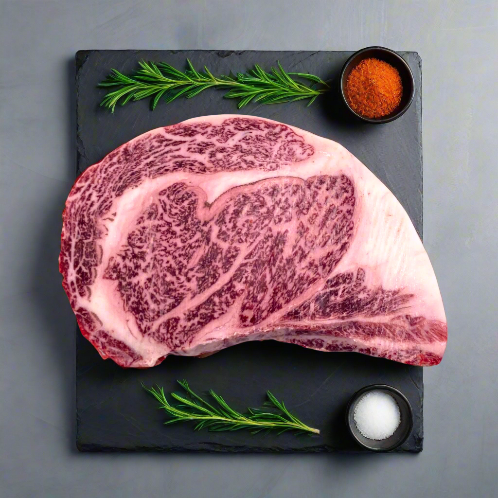 WAO Wagyu A5 Ribeye Steak (Portion Cut) วาโอะ วากิว ริปอาย A5 ตัดสเต็ค