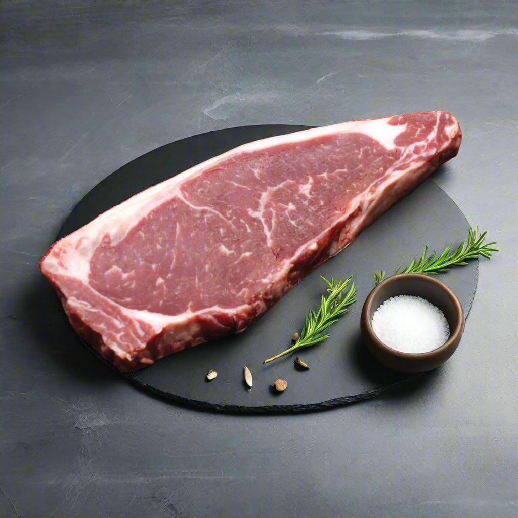 Hokkaido Holstein Striploin Steak (Portion Cut) เนื้อฮอกไกโด โฮลสไตน์ สตริปลอยน์ สเต็ค