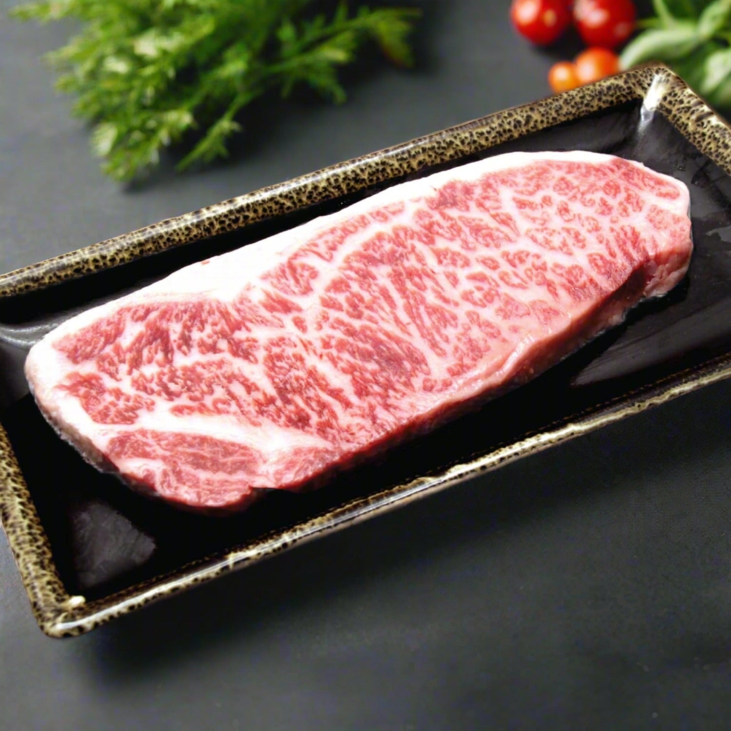 Miyazaki Wagyu A5 Striploin Steak (Portion Cut) เนื้อมิยาซากิวากิว สตริปลอยน์ A5 ตัดสเต็ค