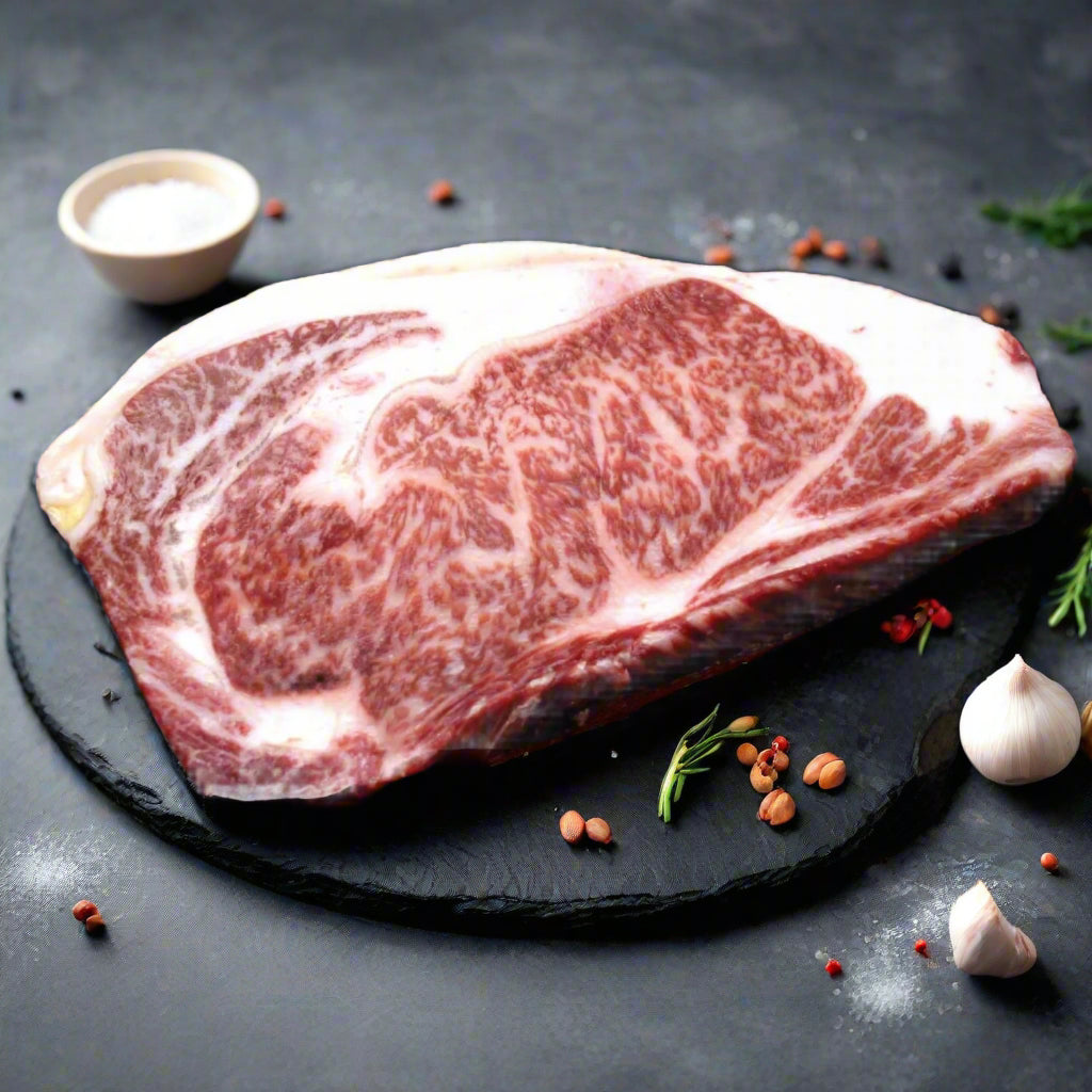 Oita Wagyu A5 Ribeye Steak (Portion Cut) เนื้อโออิตะ วากิว A5 ริปอาย ตัดสเต็ค