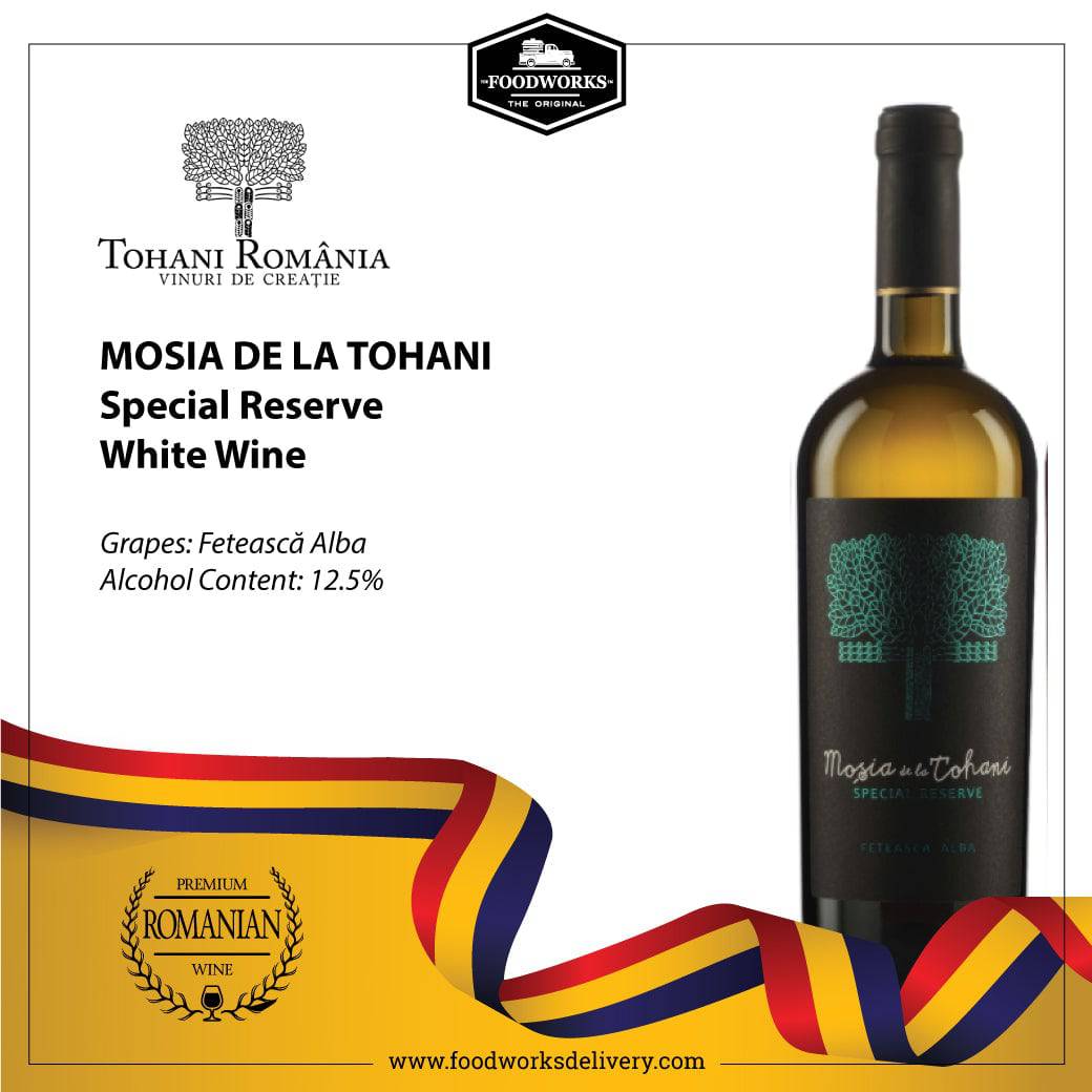 Mosia De La Tohani Special Reserve Fetească Alba - The Foodworks 