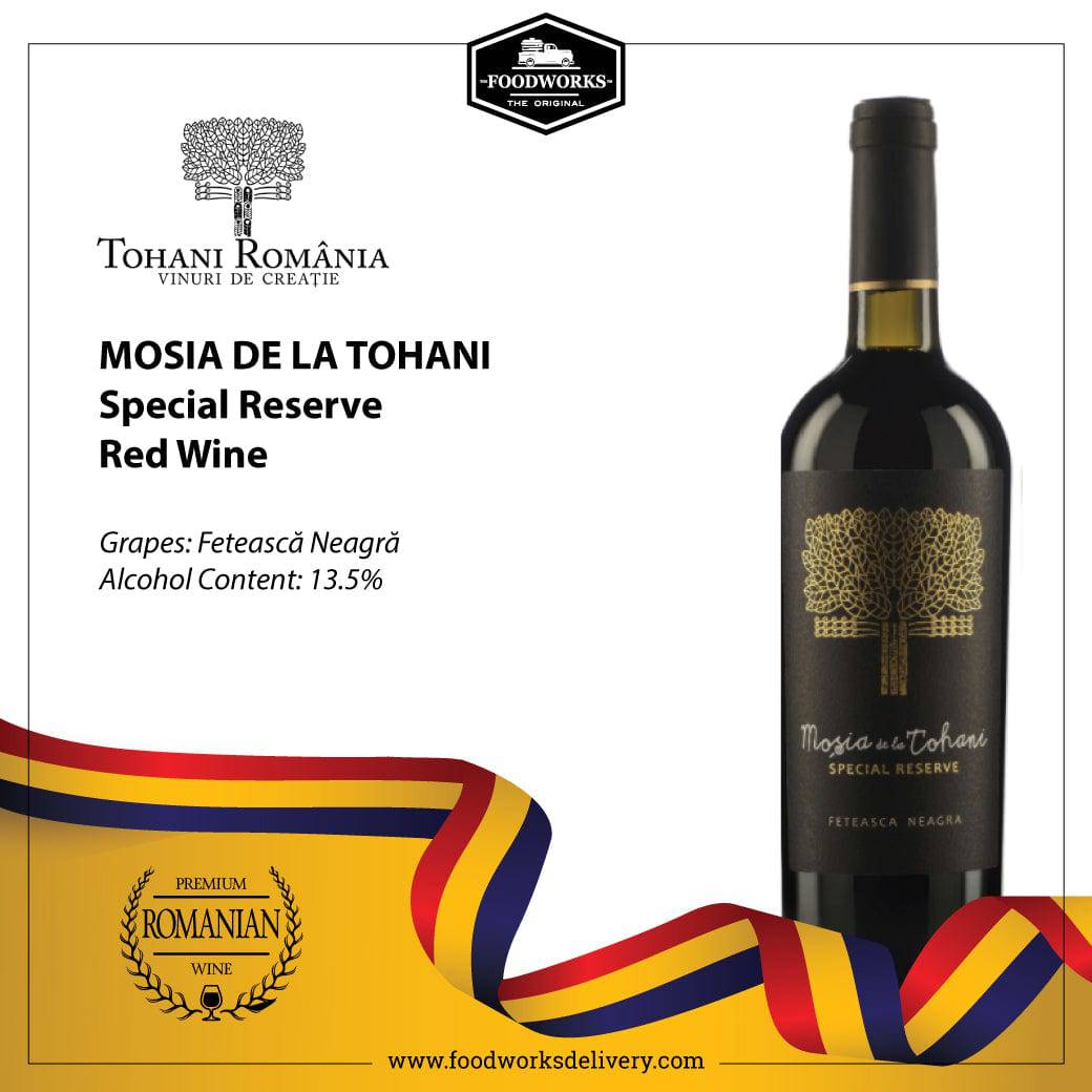 Mosia De La Tohani Special Reserve Fetească Neagră - The Foodworks 